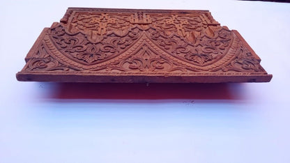 18th century Moroccan carved wood wall panel wood - Heritage Handmade