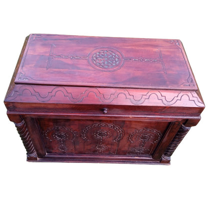 Rustic African Farmhouse Wooden Trunk at Heritage Handmade