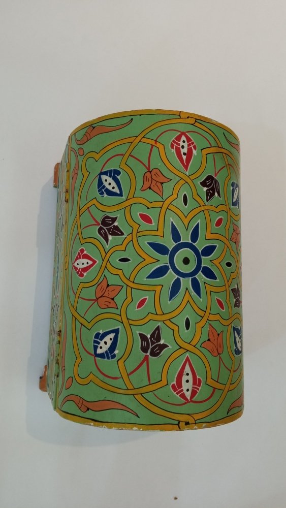 Vintage Moroccan Painted wooden Box