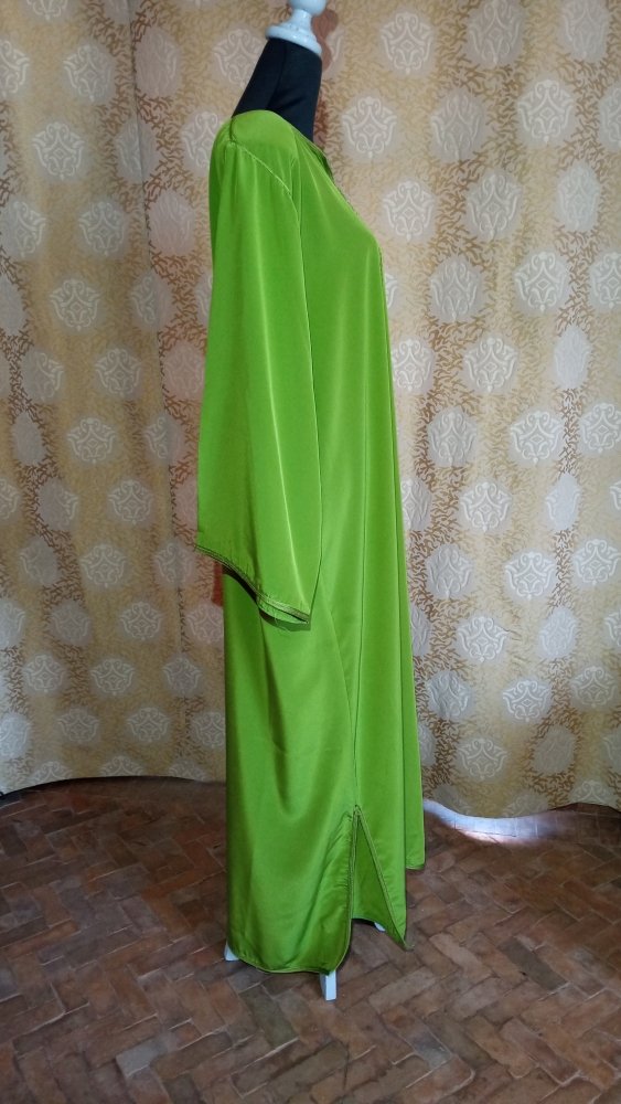 60s Vintage Moroccan 2 piece Green Caftan women