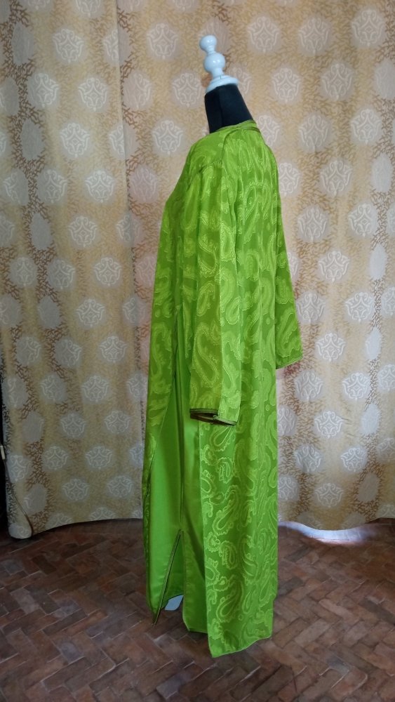 60s Vintage Moroccan 2 piece Green Caftan women