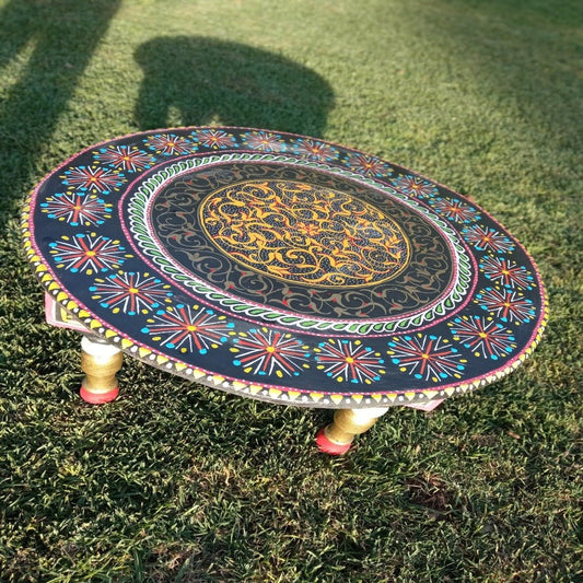 black round coffee table