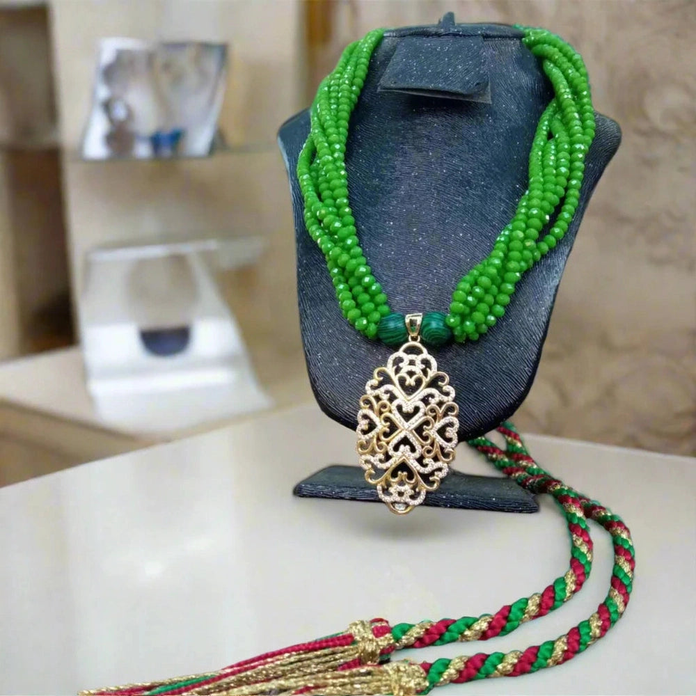 moroccan wedding necklace for kaftan 