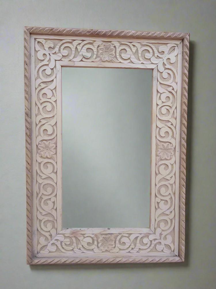 wooden mirror full length