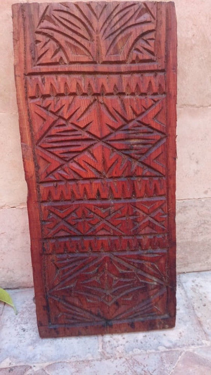 Antique Moroccan Berber craved wall panel - Heritage Handmade