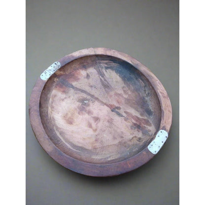 Antique Moroccan Large walnut wood bowl - Heritage Handmade