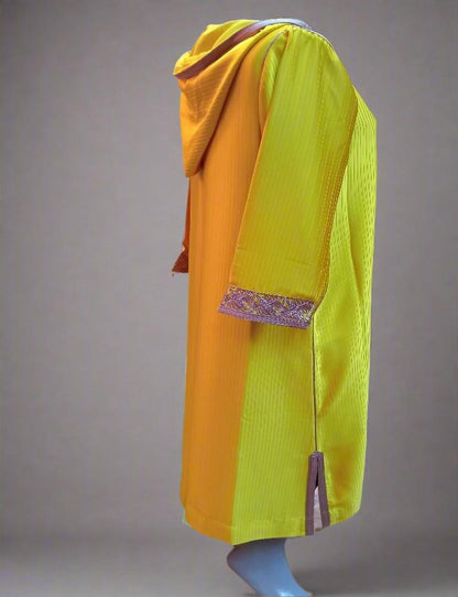 Buy New ONE size long sleeve Mustard Djallaba for women - Heritage Handmade