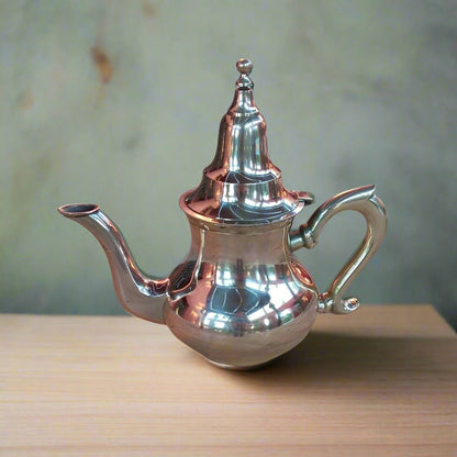 Antique Big Brass Moroccan Teapot for Guest