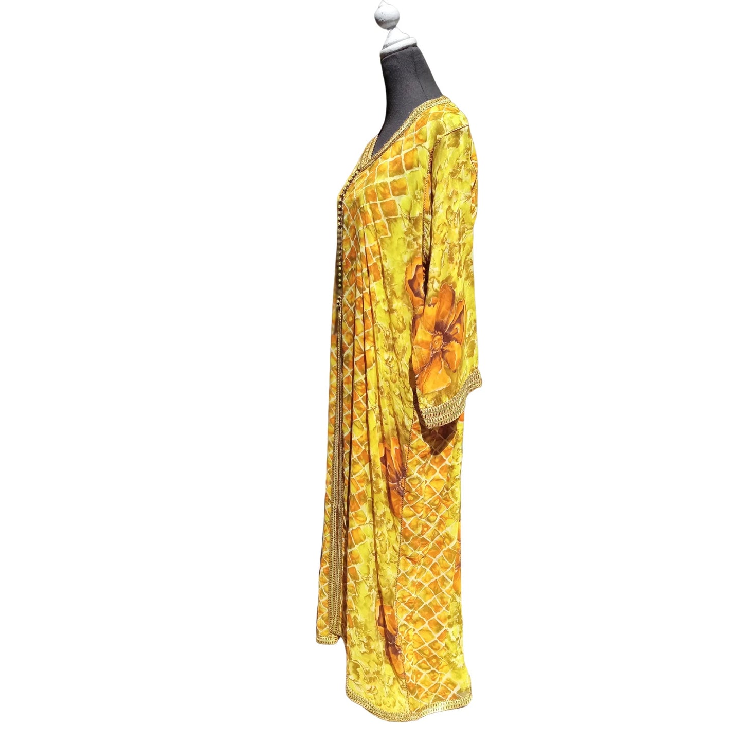 Vintage Moroccan 2 piece kaftan Satin