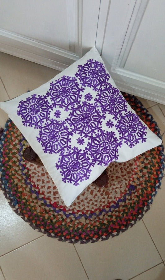 Moroccan handmade throw pillow