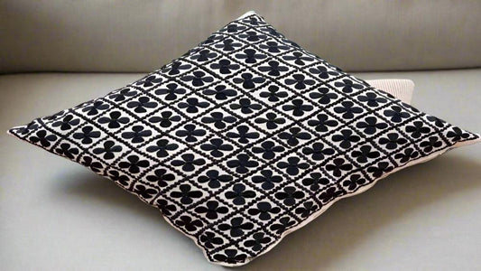 Moroccan black decorative pillows 