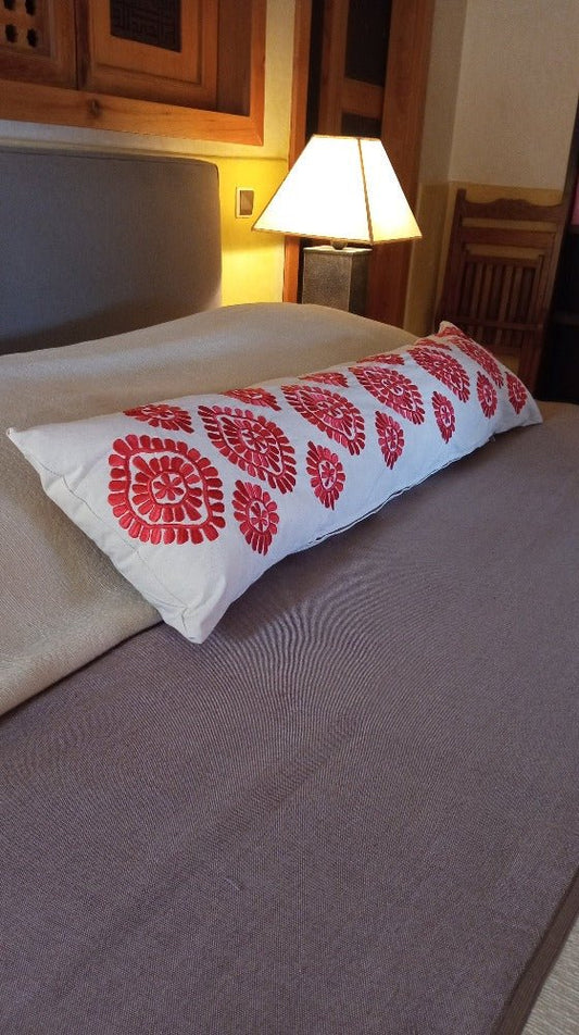 Moroccan Embroidered Decorative Throw Pillow Cover