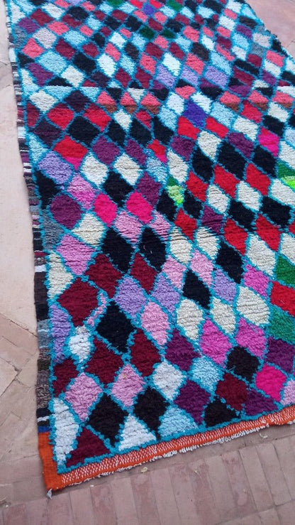 Recycled Multicolore Boucharouite Rug