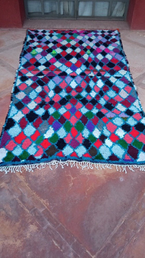 Recycled Multicolore Boucharouite Rug