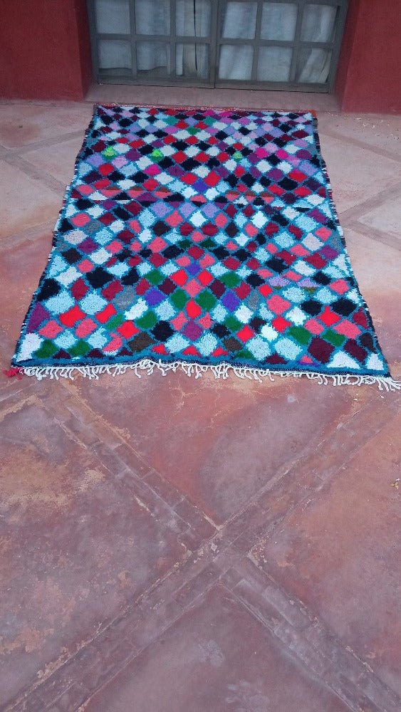 Recycled Multicolore Boucharouite Rug