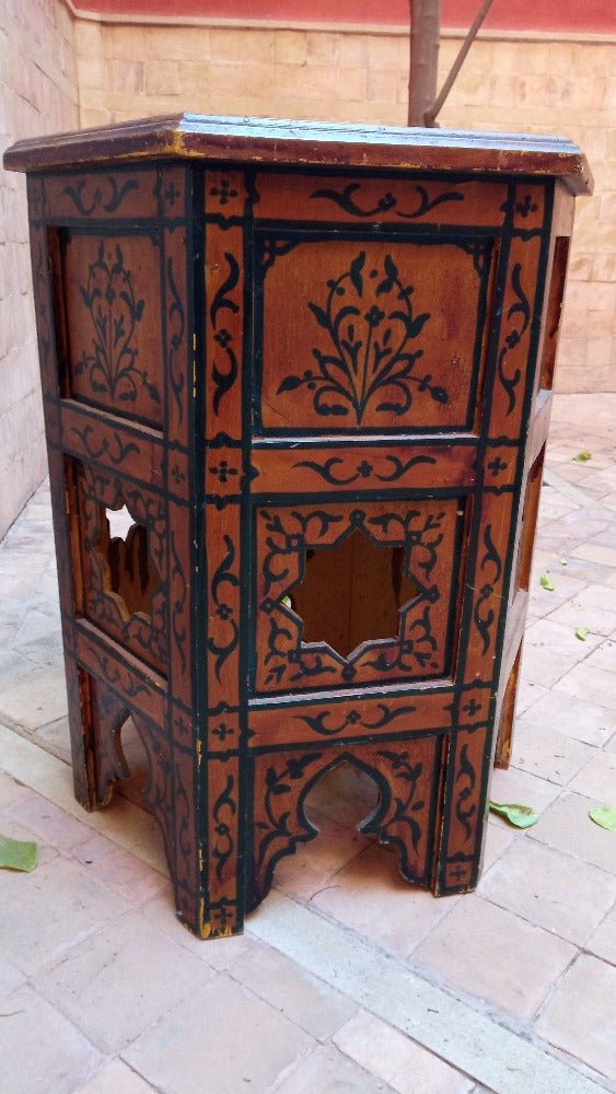 vintage moroccan coffee table 