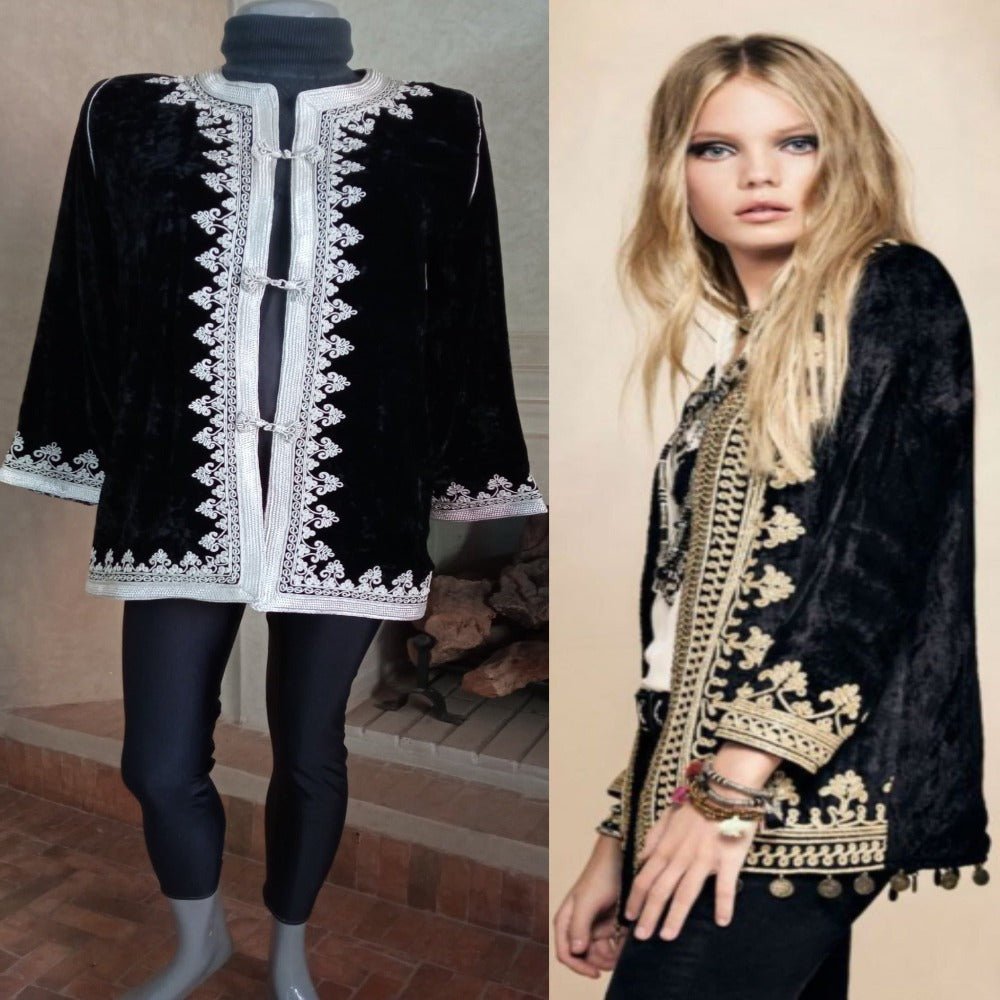 Shipping DHL express Hand Made Moroccan jacket