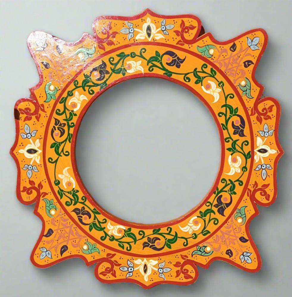 Buy Moroccan Painted Wood MIRROR Frame 