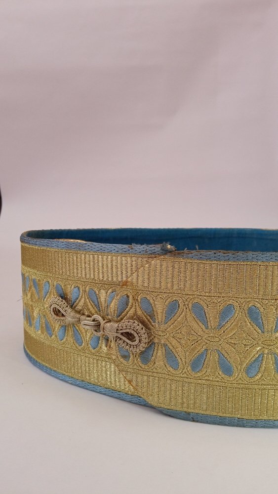 moroccan blue caftan belt