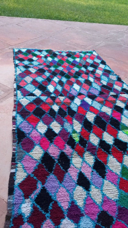 Recycled Multicolore Boucharouite Rug