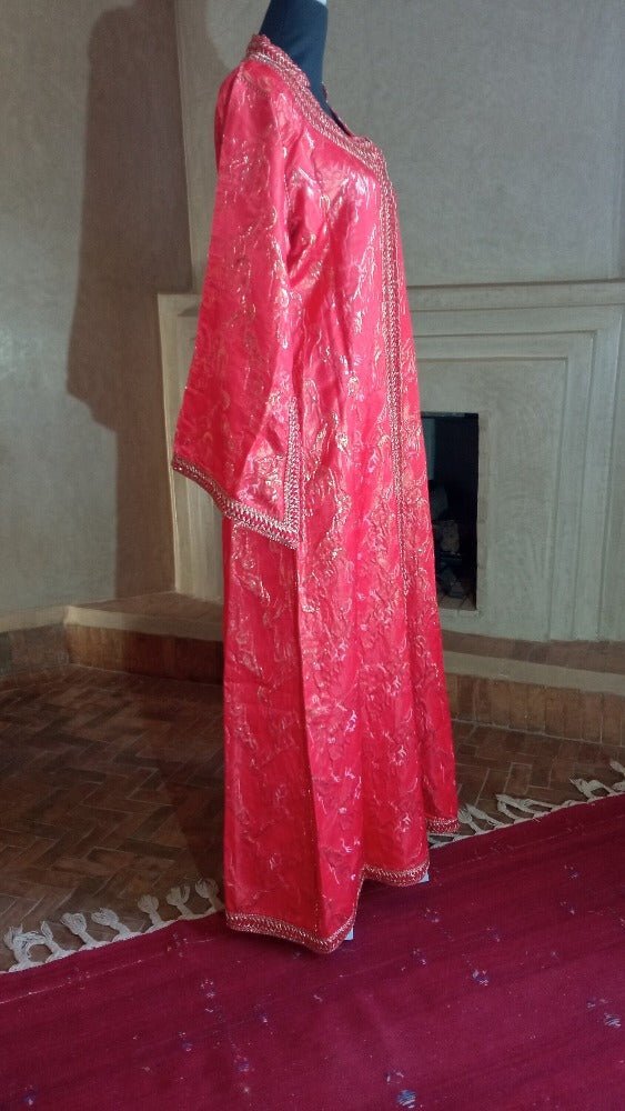 Vintage Middle Eastern Ethnic Caftan, Kaftan Maxi Dress