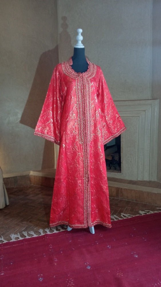 Vintage Middle Eastern Ethnic Caftan, Kaftan Maxi Dress