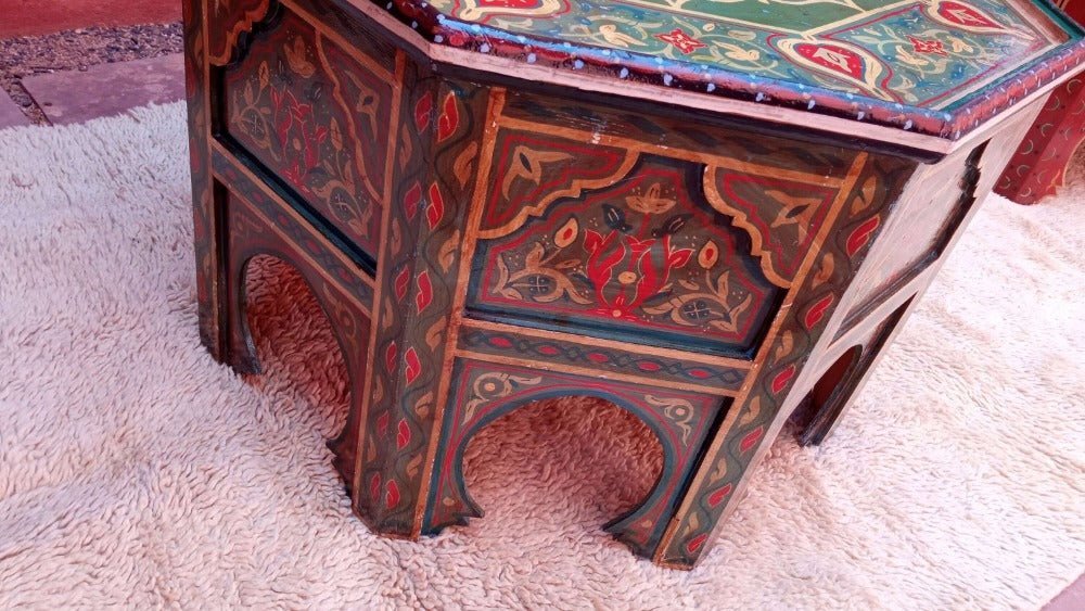 moroccan end table decor 