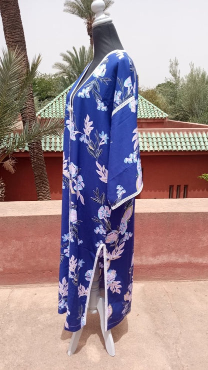 Floral open front BEACH Kaftan