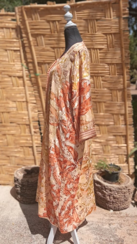 Vintage Moroccan wedding kaftan dress