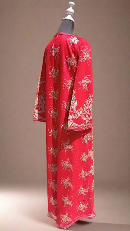 Vintage Moroccan wedding kaftan dress