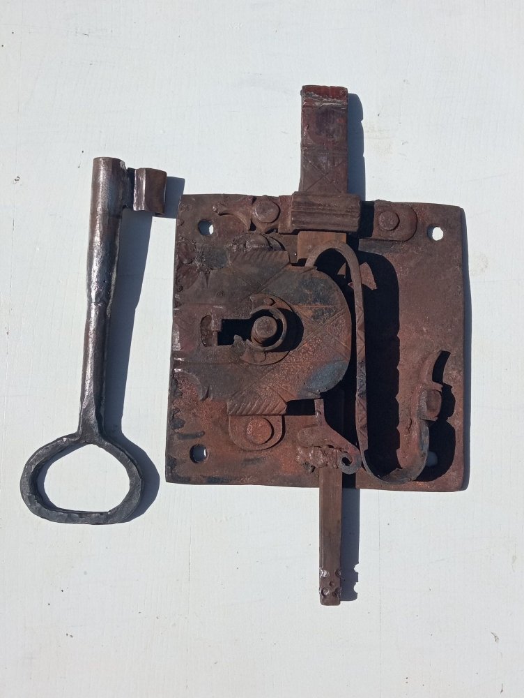 Rare 18th Century Moroccan Lock Door