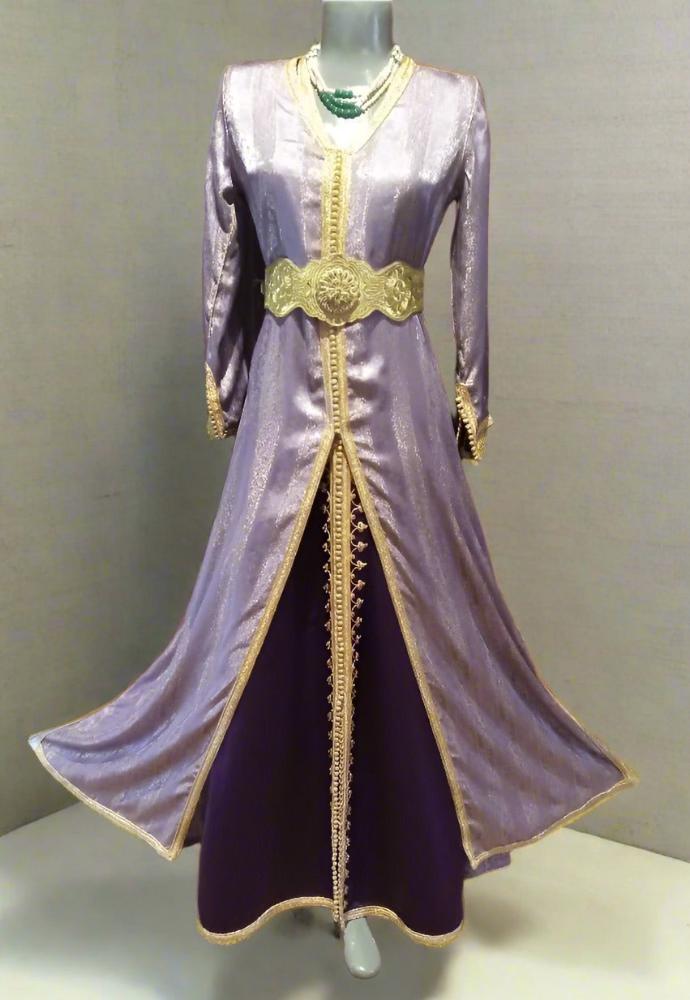 Luxury Moroccan wedding Caftan dress with Gold