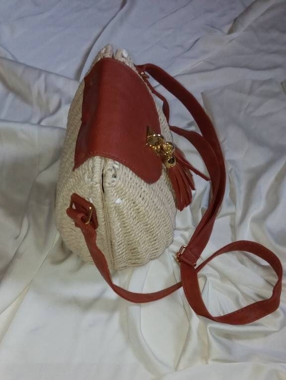 Summer crossbody Wicker bag for women