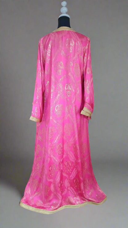 Luxury Traditional Pink Moroccan wedding dress Kaftan - Heritage Handmade