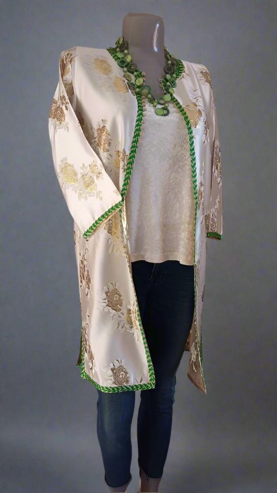 Metallic Moroccan TUNIC for women / Moroccan Jacket - Heritage Handmade