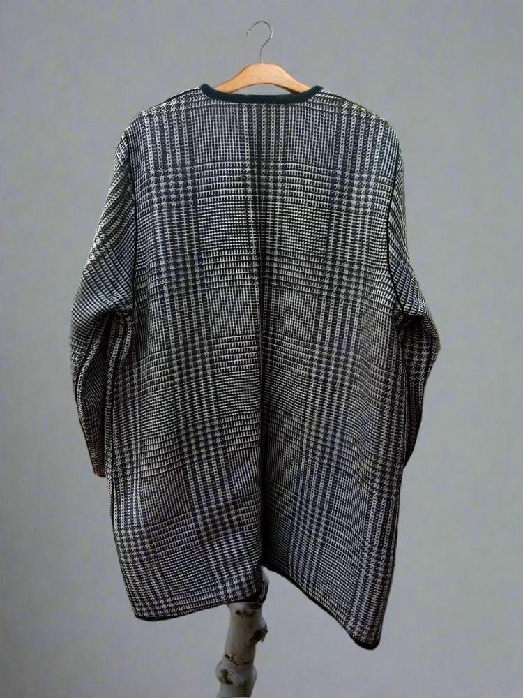 New Houndstooth Women's cashmere Coat for sale - Heritage Handmade