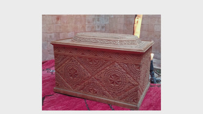 Moroccan Vintage cedar chest for sale 