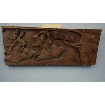 Vintage Asian Hand Carved wall panel at Heritage Handmade - Heritage Handmade