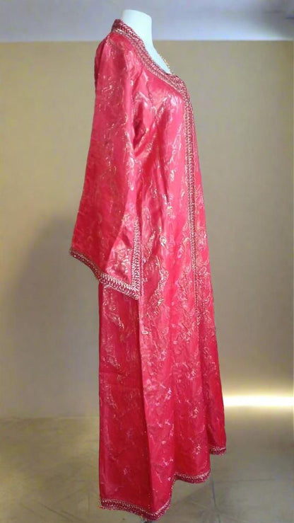 Vintage Middle Eastern Ethnic Caftan, Kaftan Maxi Dress - Heritage Handmade